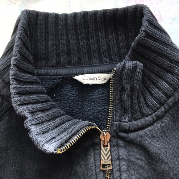 3/$99 Calvin Klein Men’s Zip Up Sweater - Picture 3 of 10